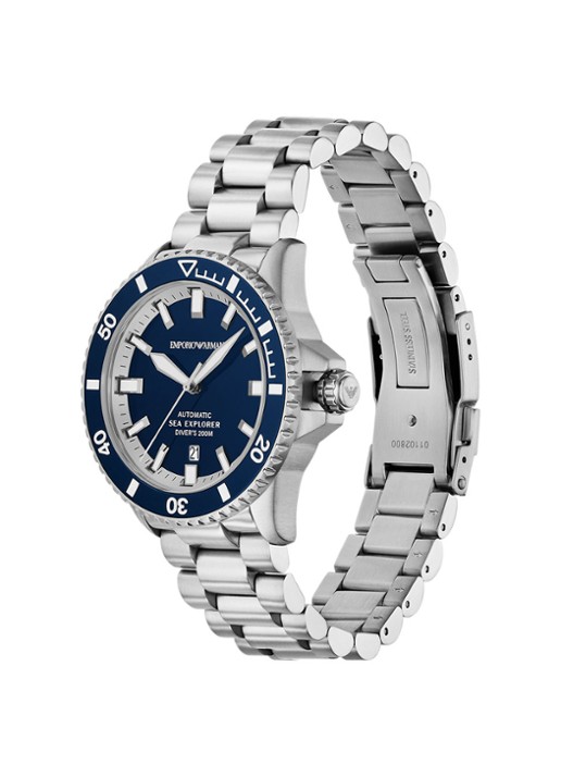 Armani Horloge AR60087 - detail 4 zilver