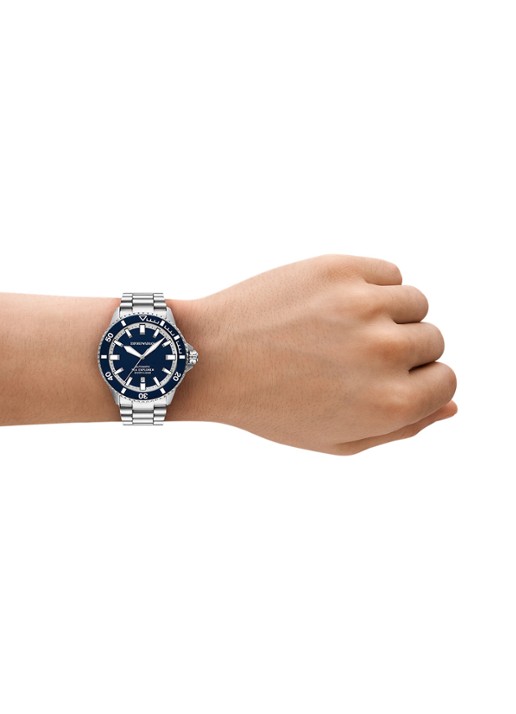 Armani Horloge AR60087 - detail 5 zilver