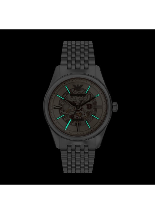 Armani Horloge AR60095 - detail 4 zilver