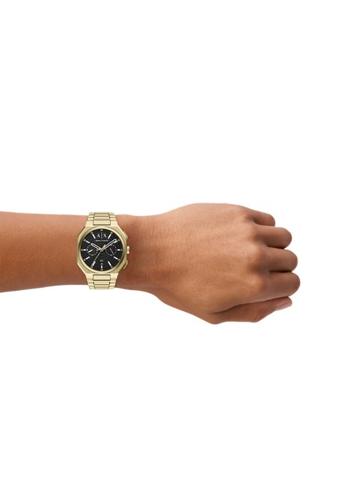 Armani Horloge AX1476 - detail 4 goud