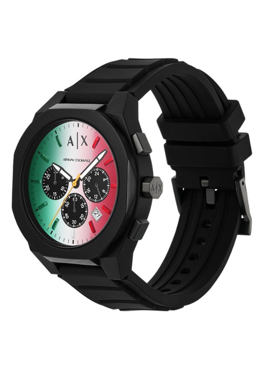 Armani Horloge AX4173 - detail 4 zwart