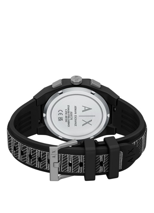 Armani Horloge AX4174 - detail 3 zwart