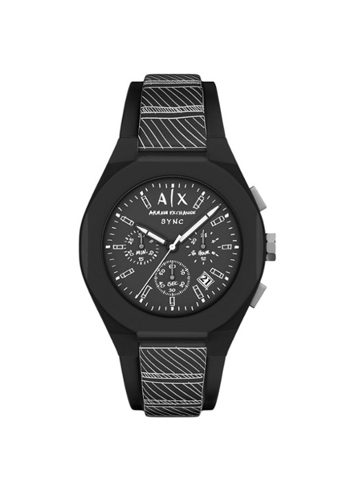 Armani Horloge AX4174 - voorkant 6 zwart