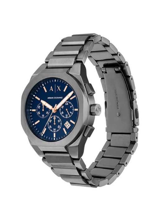 Armani Horloge AX4182 - detail 3 antraciet