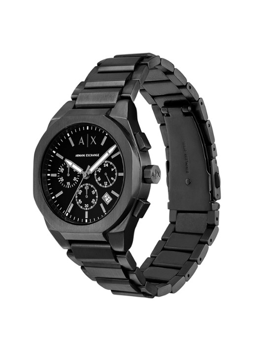 Armani Horloge AX4183 - detail 4 antraciet