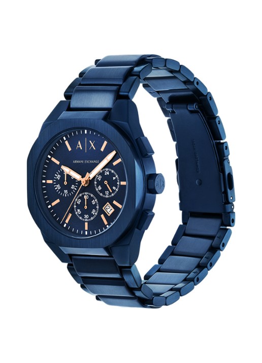 Armani Horloge AX4189 - detail 3 donkerblauw