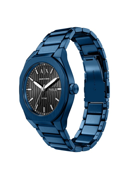 Armani Horloge AX4299 - detail 5 blauw