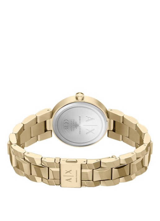 Armani Horloge AX4407 - detail 5 goud