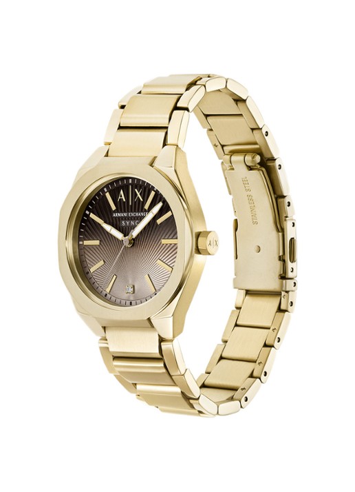 Armani Horloge AX6031 - detail 4 goud