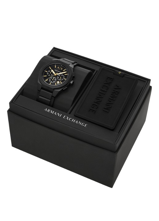Armani Horloge AX7165SET - detail 4 zwart