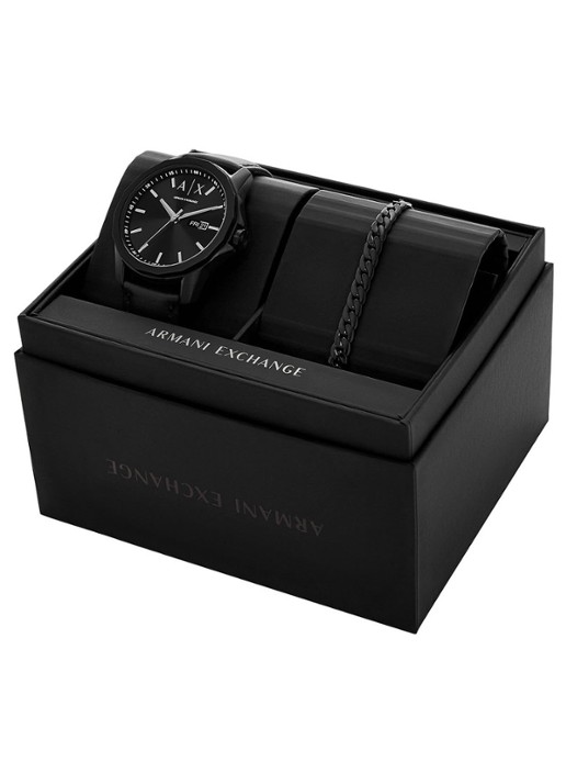Armani Horloge en armband giftset AX7147SET - detail 5 zwart