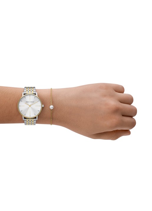 Armani Horloge en armband set van 2 AX7156SET - detail 5 zilver
