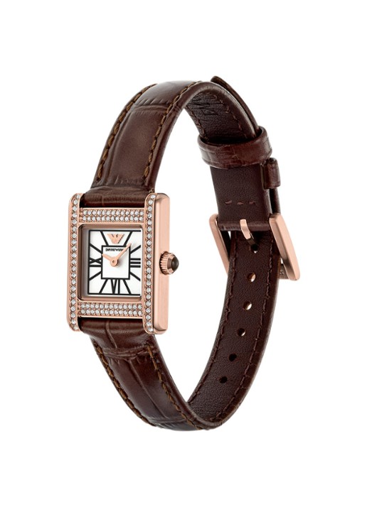 Armani Horloge en horlogeband AR80083AET - detail 5 roségoud