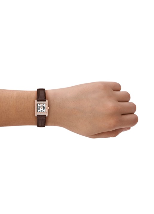 Armani Horloge en horlogeband AR80083AET - detail 6 roségoud