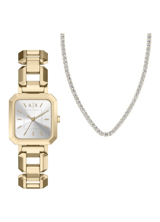 Armani Horloge en ketting set van 2 AX7186SET