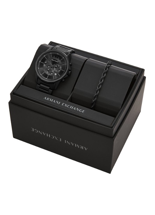Armani Horloge met armband in set van 2 AX7163SET - detail 2 antraciet