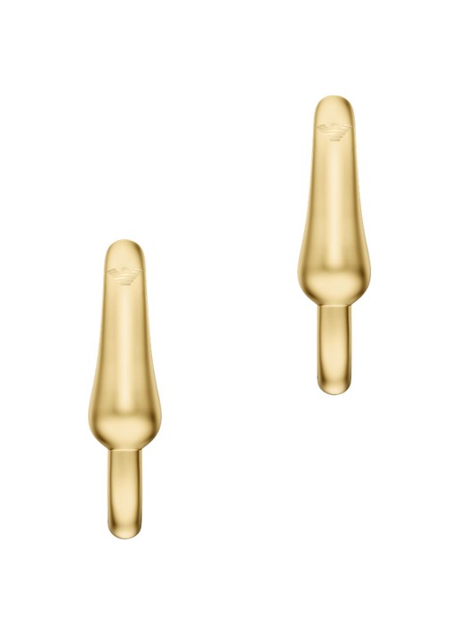 Armani Iconic Trend oorringen verguld EGS3392710 - detail 2 goud