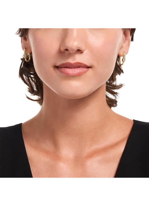 Armani Iconic Trend oorringen verguld EGS3392710 - detail 4 goud