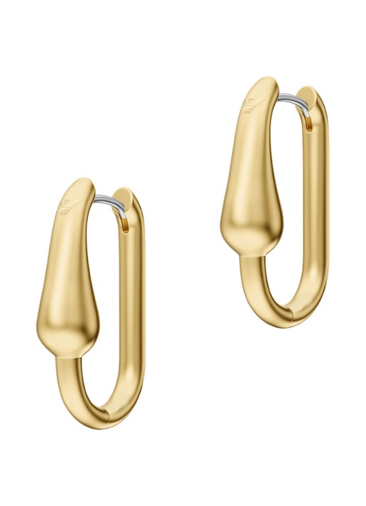 Armani Iconic Trend oorringen verguld EGS3392710