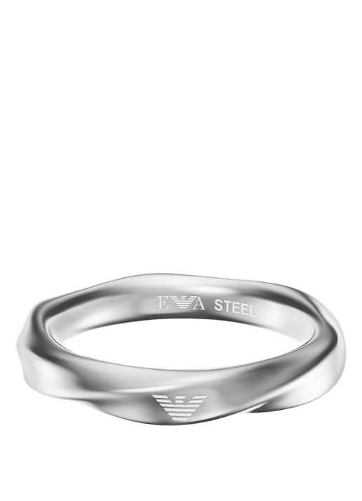 Armani Iconic Trend ring EGS3369040 - detail 2 zilver
