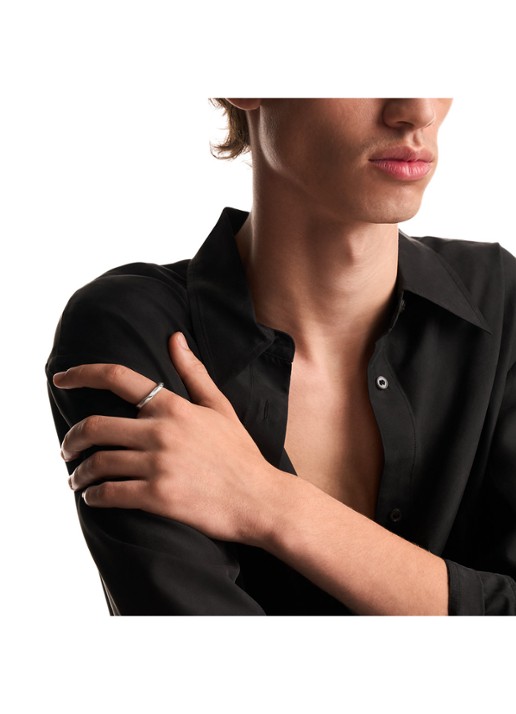 Armani Iconic Trend ring EGS3369040 - detail 6 zilver