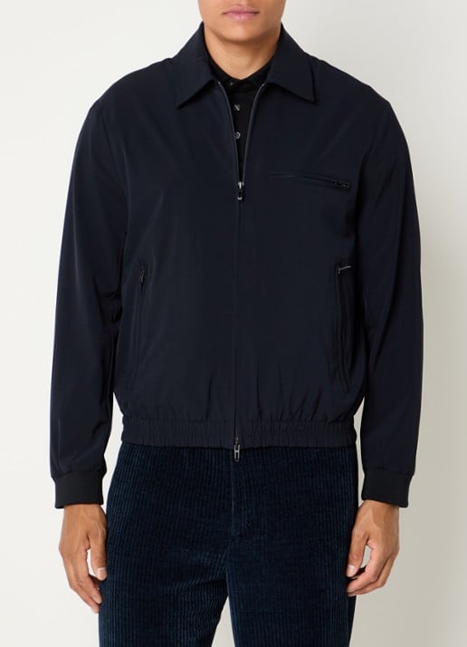 Armani Jack in wolblend met steekzakken