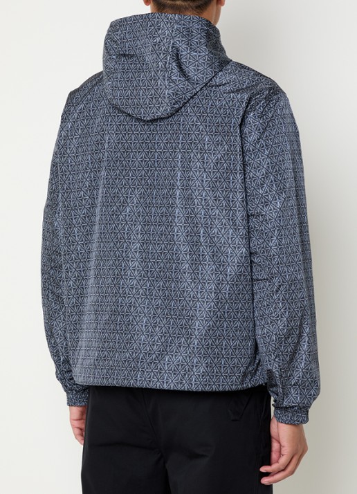 Armani Jack met grafische print - achterkant 2 donkerblauw