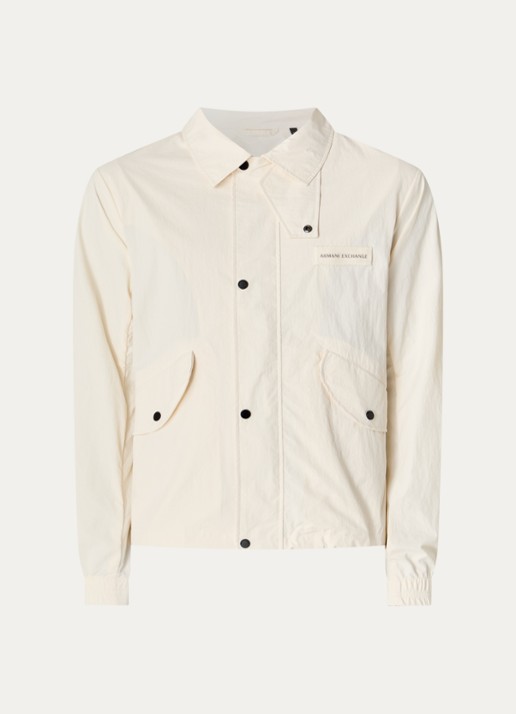 Armani Jack met klepzakken - voorkant 3 gebroken wit