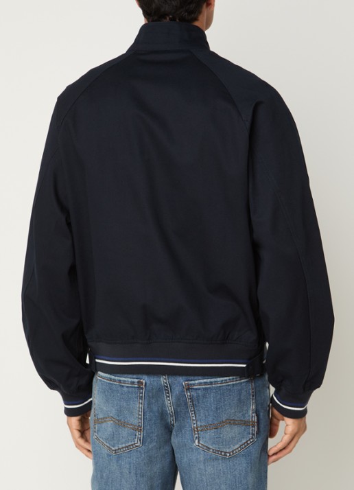 Armani Jack met klepzakken - achterkant donkerblauw