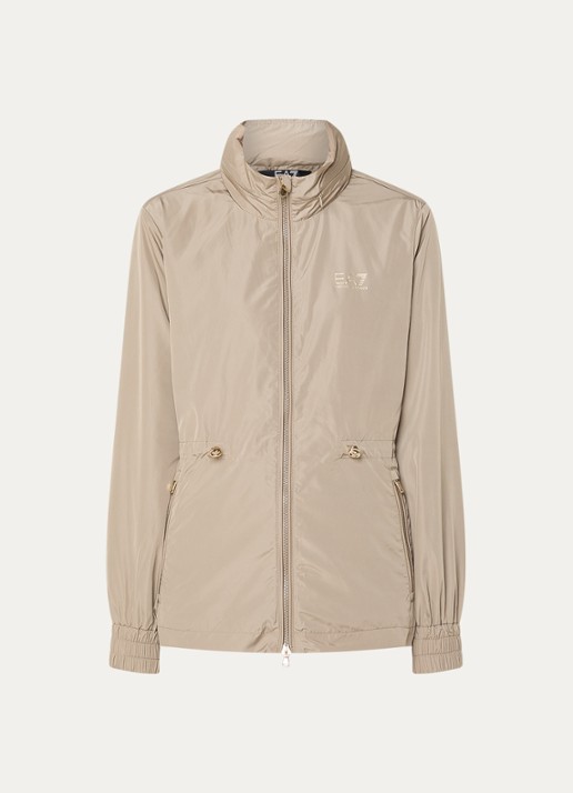 Armani Jack met logo en ritszakken - voorkant 3 khaki