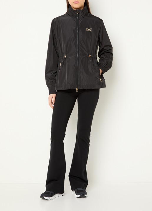 Armani Jack met logo en ritszakken - voorkant 3 zwart