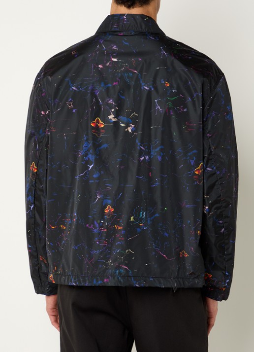 Armani Jack met print - achterkant zwart