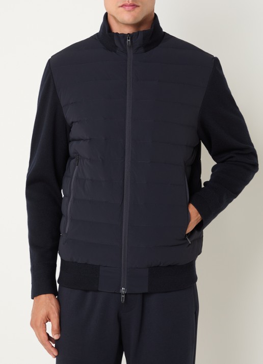Armani Jack met ritszakken - detail 4 donkerblauw