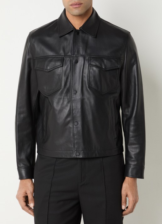 Armani Jack van lamsleer met steekzakken