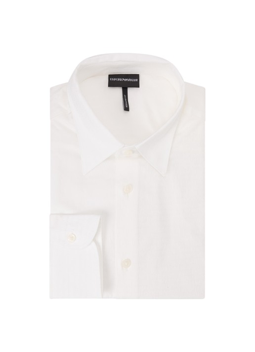 Armani Jacquard overhemd met logoprint