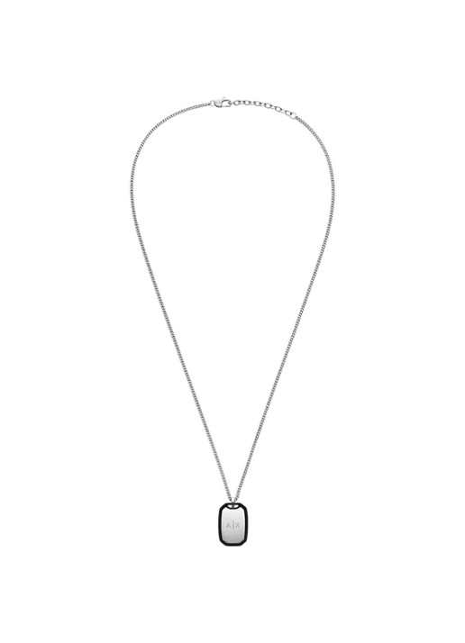 Armani Ketting AXG0169040 - detail zilver