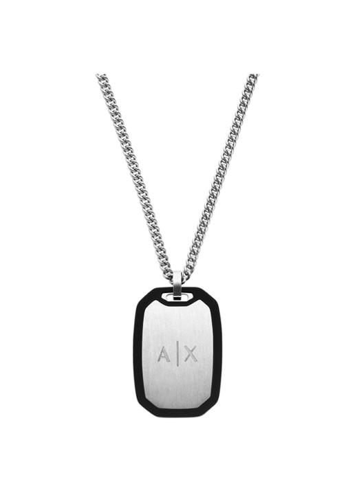 Armani Ketting AXG0169040 - voorkant 2 zilver