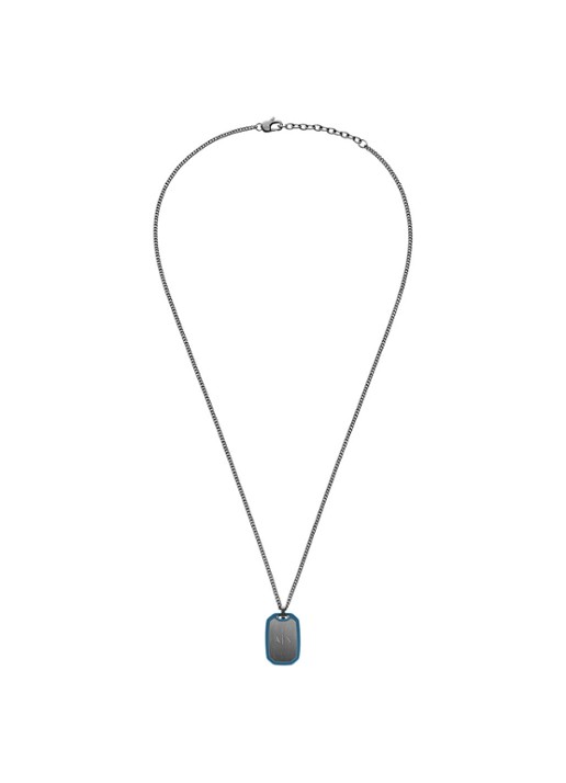 Armani Ketting AXG0171060 - detail grijs