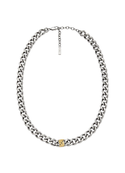 Armani Ketting EGS3187040 - detail zilver