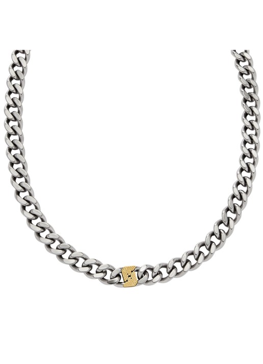 Armani Ketting EGS3187040 - voorkant 3 zilver