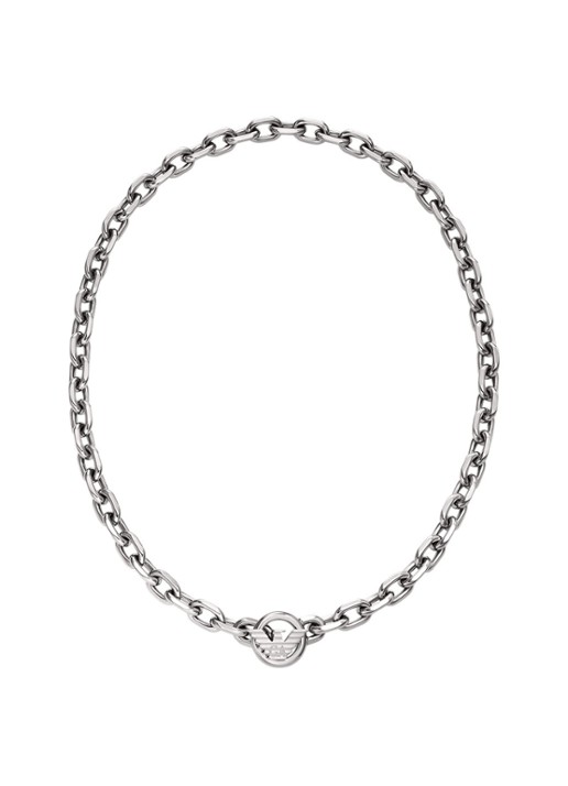Armani Ketting EGS3235040 - detail zilver