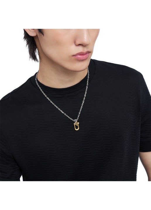 Armani Ketting EGS3243040 - detail 3 zilver
