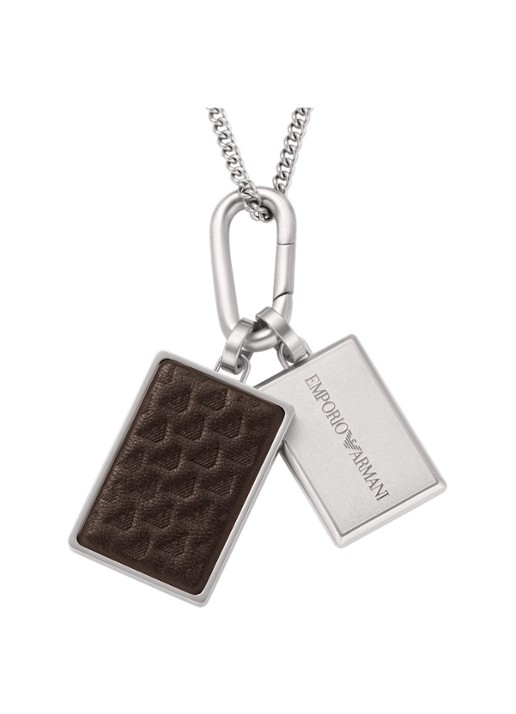 Armani Ketting EGS3252040 - voorkant zilver