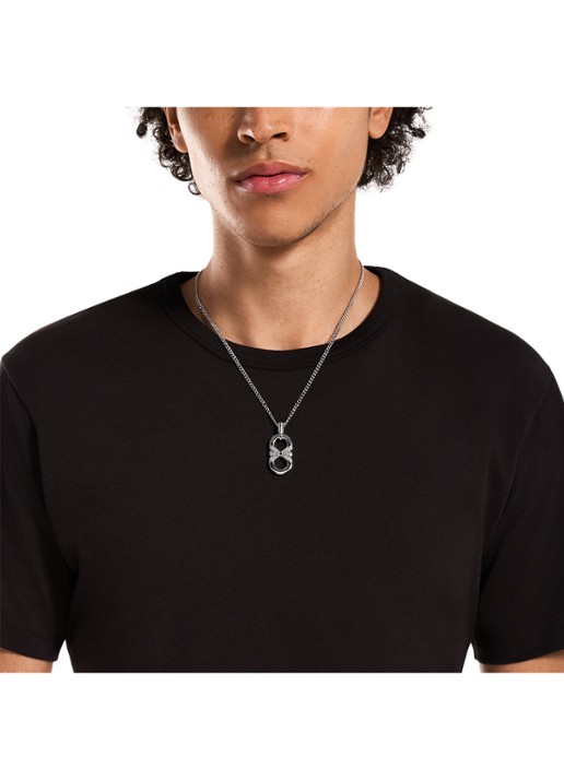Armani Ketting EGS3300040 - detail 3 zilver