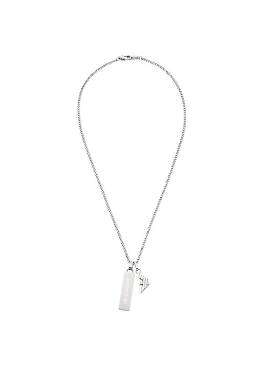 Armani Ketting EGS3306040 - detail 2 zilver