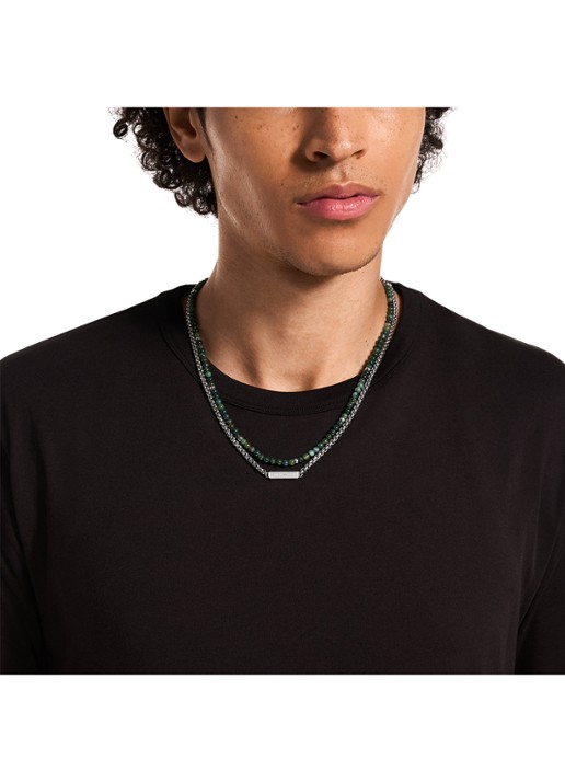 Armani Ketting EGS3313040 - detail 2 zilver
