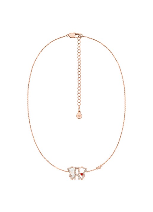 Armani Ketting EGS3351221 - detail roségoud