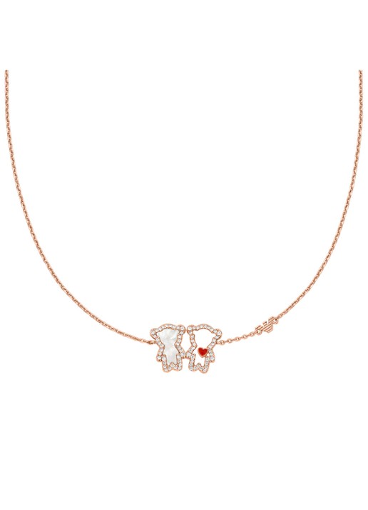 Armani Ketting EGS3351221 - voorkant 2 roségoud