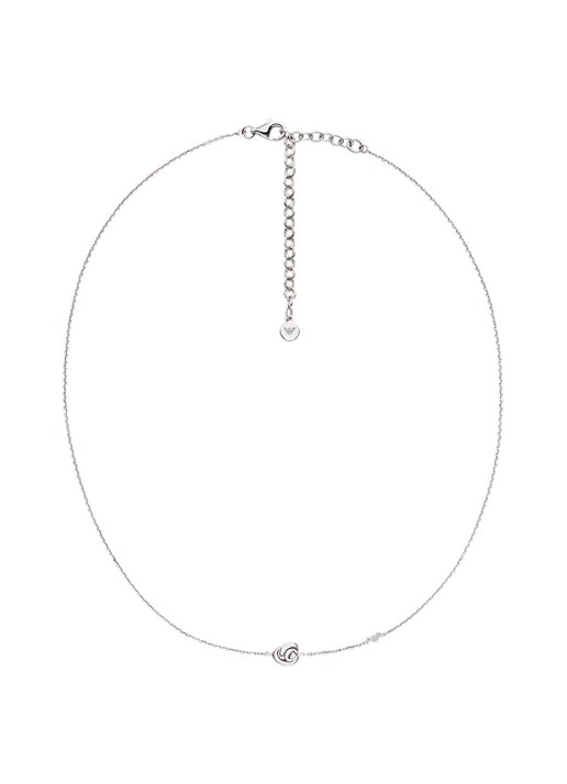 Armani Ketting van zilver EG3642040 - detail zilver