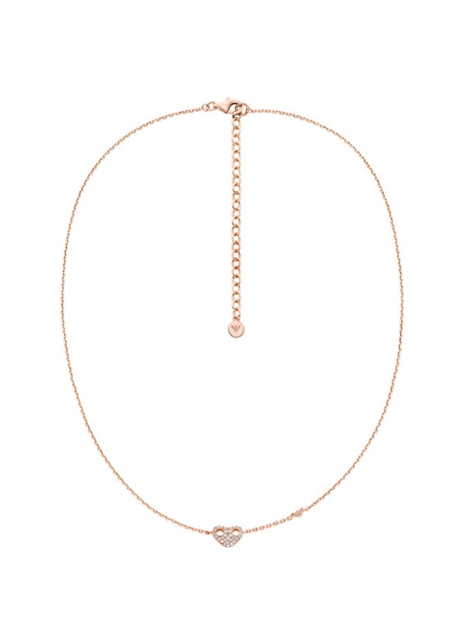 Armani Ketting van zilver EG3648221 - detail 2 roségoud